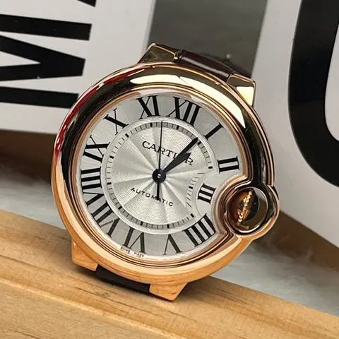 Cartier Ballon Bleu de Cartier W6920097 33mm Rose gold White