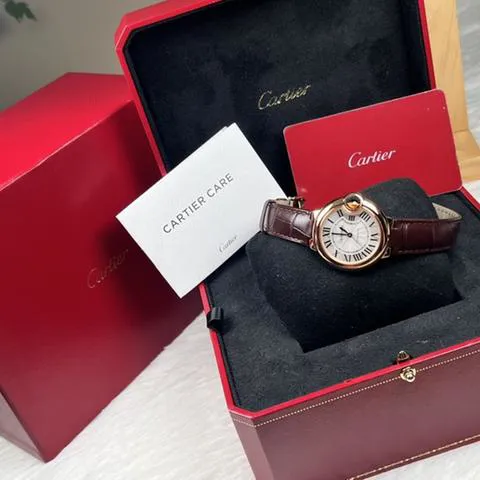 Cartier Ballon Bleu de Cartier W6920097 33mm Rose gold White 6