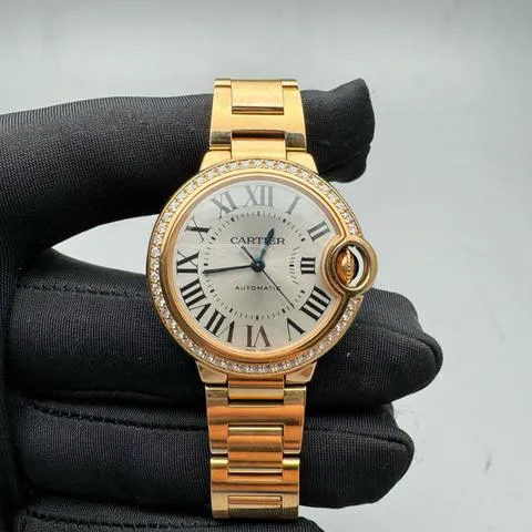 Cartier Ballon Bleu WJBB0036 33mm Rose gold Silver