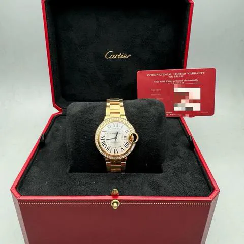 Cartier Ballon Bleu WJBB0036 33mm Rose gold Silver 5