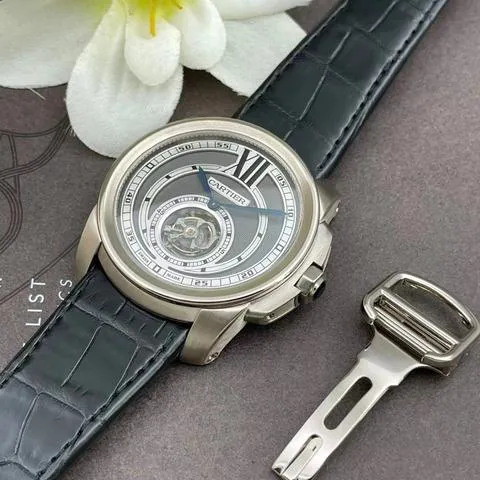 Cartier Calibre de Cartier W7100003 45mm White gold Silver