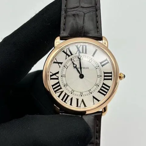 Cartier Ronde Louis Cartier W6801004 42mm Rose gold Silver