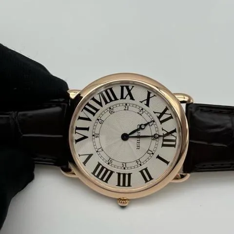 Cartier Ronde Louis Cartier W6801004 42mm Rose gold Silver 4