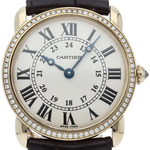 Cartier Ronde Louis Cartier WR000151 29mm Yellow gold Silver