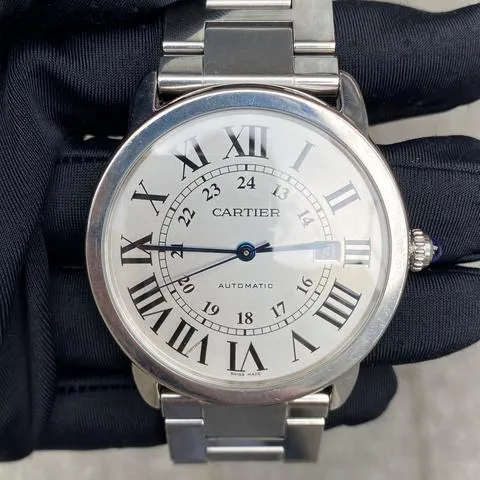 Cartier Ronde Solo de Cartier W6701011 42mm Stainless steel White