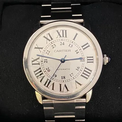 Cartier Ronde Solo de Cartier W6701011 42mm Stainless steel White 1