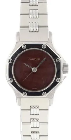 Cartier Santos 0906 23.5mm Stainless steel Red