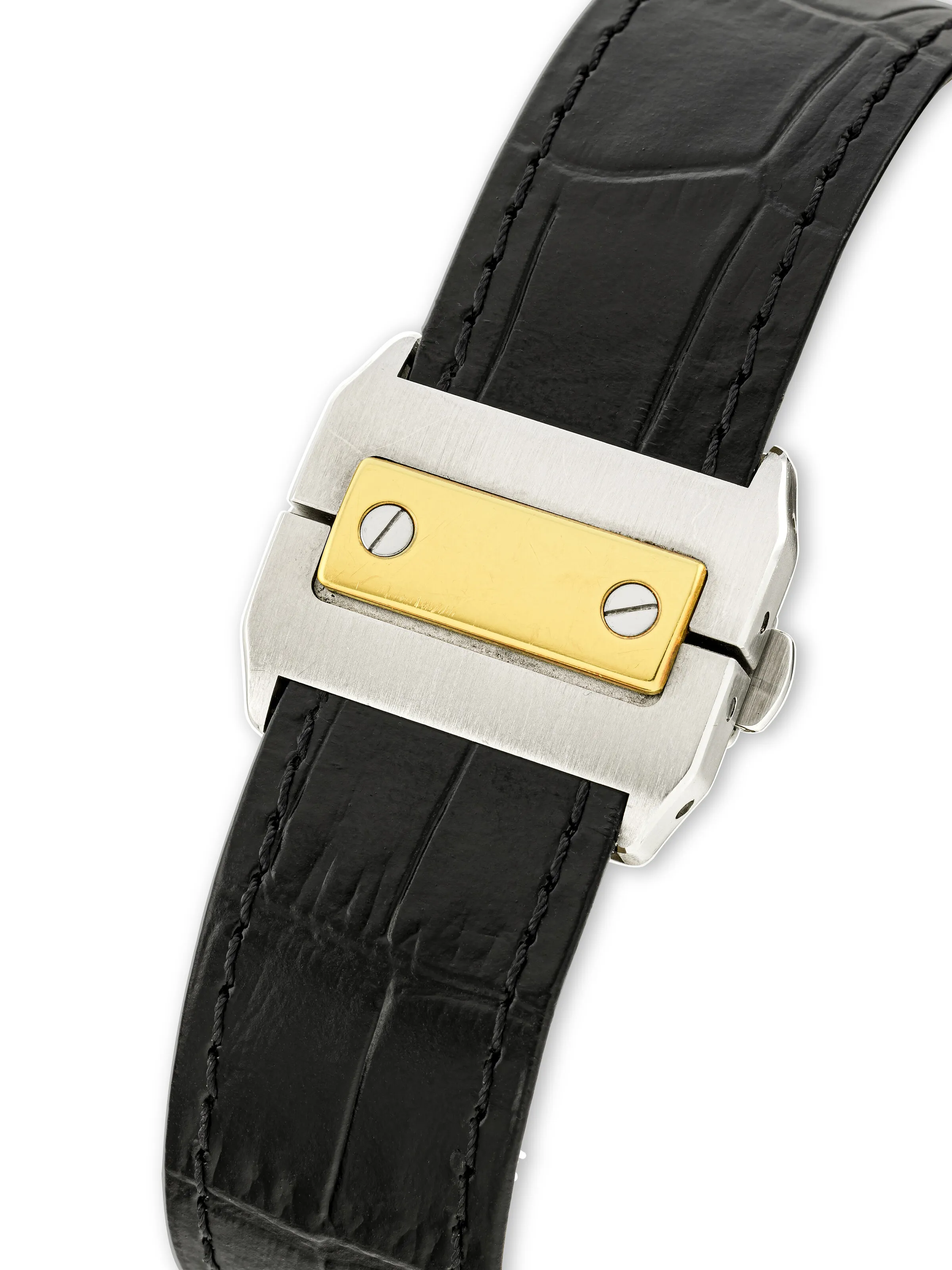 Cartier Santos 100 2740 41mm 18k Gold and Stainless steel Silvered 2