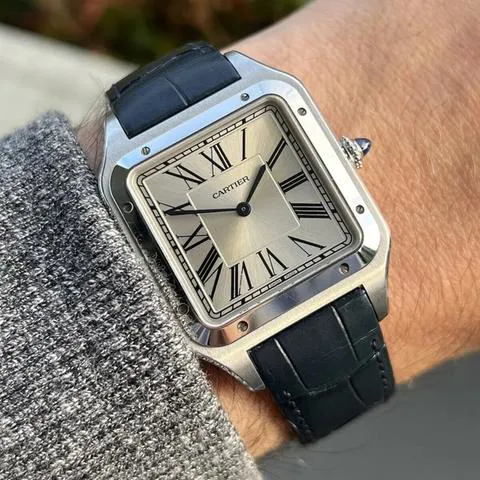 Cartier Santos Dumont WSSA0032 46.5mm Stainless steel Silver