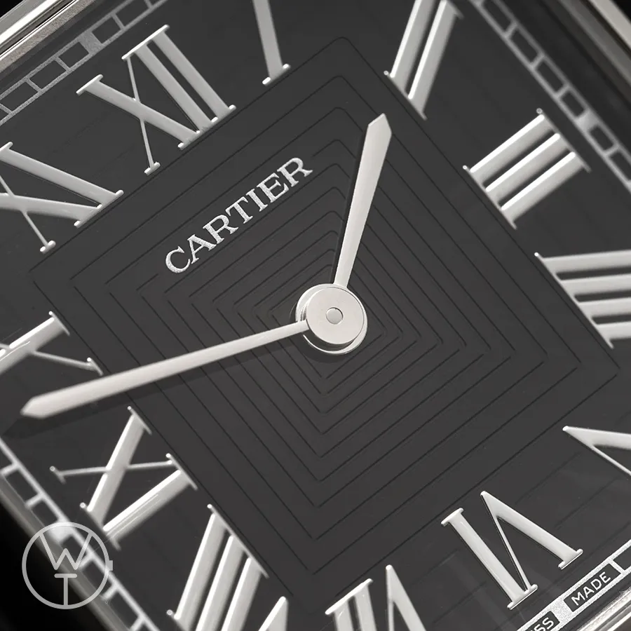 Cartier Santos Dumont WSSA0046 43.5mm Stainless steel Black 2