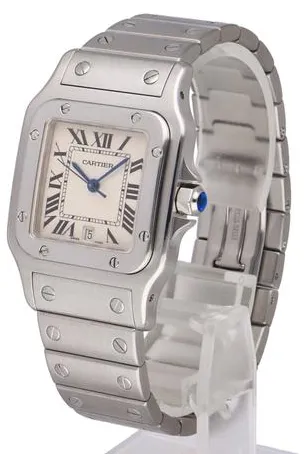 Cartier Santos Galbée 1564 29mm Stainless steel White 2