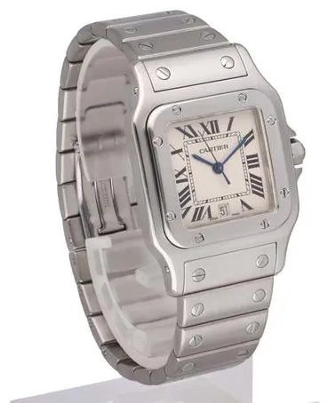 Cartier Santos Galbée 1564 29mm Stainless steel White 12