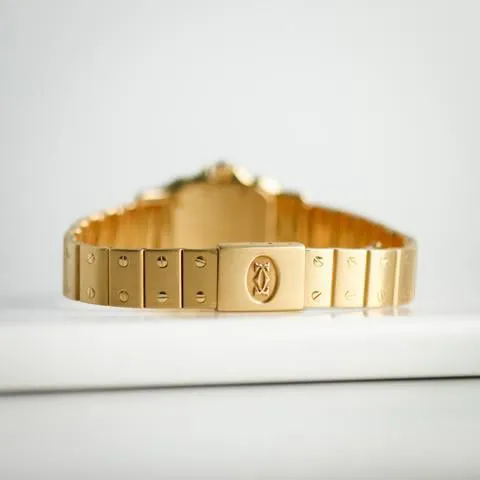 Cartier Santos Galbée 819902 24mm Yellow gold White 6