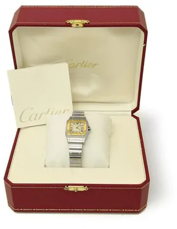 Cartier Santos W20012C4 24mm Yellow gold and Stainless steel White 14