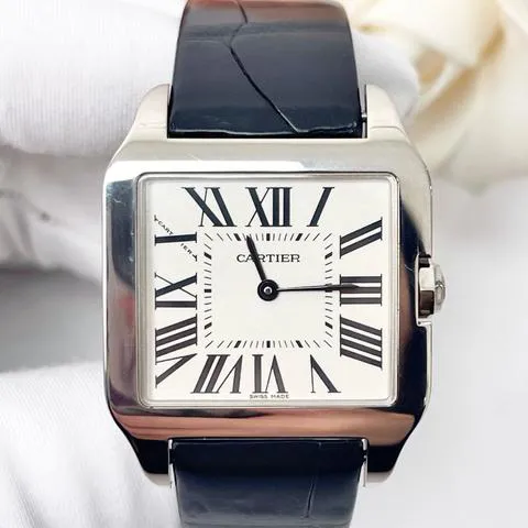 Cartier Santos W2009451 30mm White gold White