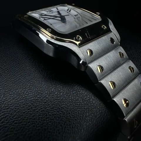 Cartier Santos W2SA0016 35mm Yellow gold and Stainless steel Silver 1