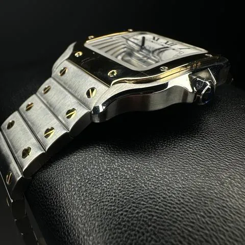 Cartier Santos W2SA0016 35mm Yellow gold and Stainless steel Silver 2