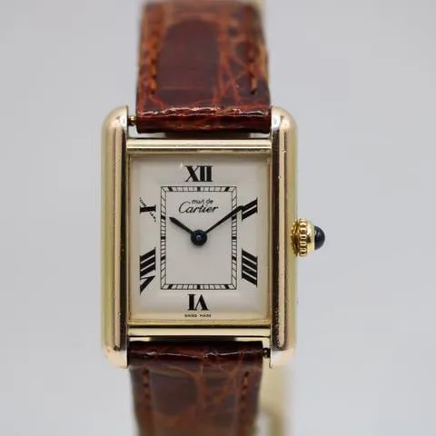 Cartier Tank 2415 22mm Silver White