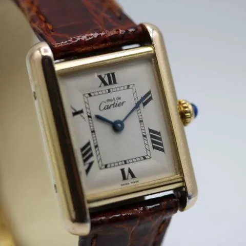 Cartier Tank 2415 22mm Silver White 1