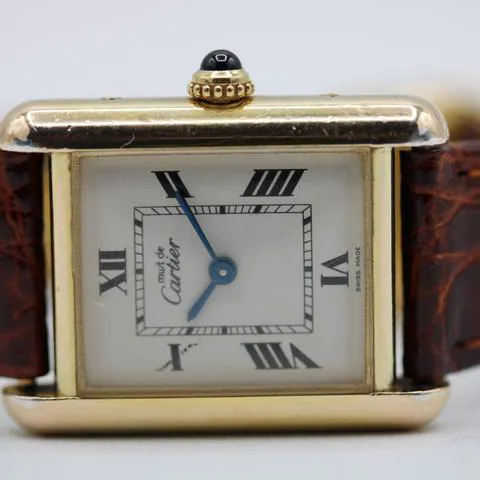 Cartier Tank 2415 22mm Silver White 4