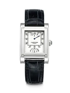 Cartier Tank 2554 18k white gold Silver