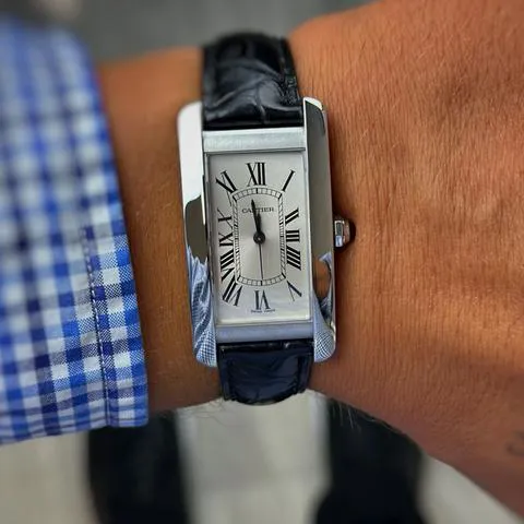 Cartier Tank Américaine WSTA0017 41.5mm Stainless steel White 9