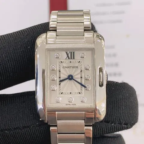 Cartier Tank Anglaise W4TA0003 30.2mm Stainless steel Silver