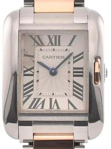 Cartier Tank Anglaise W5310019 23mm Yellow gold and Stainless steel Silver