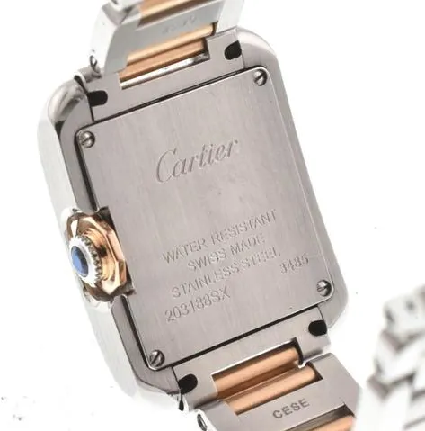 Cartier Tank Anglaise W5310019 23mm Yellow gold and Stainless steel Silver 5