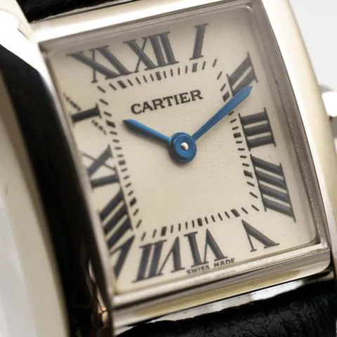 Cartier Tank Française 2403 20mm White gold White 1