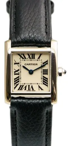 Cartier Tank Française 2403 20mm White gold White 2