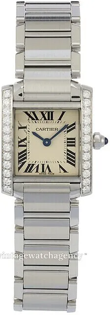 Cartier Tank Française W4TA0008 Stainless steel Silver