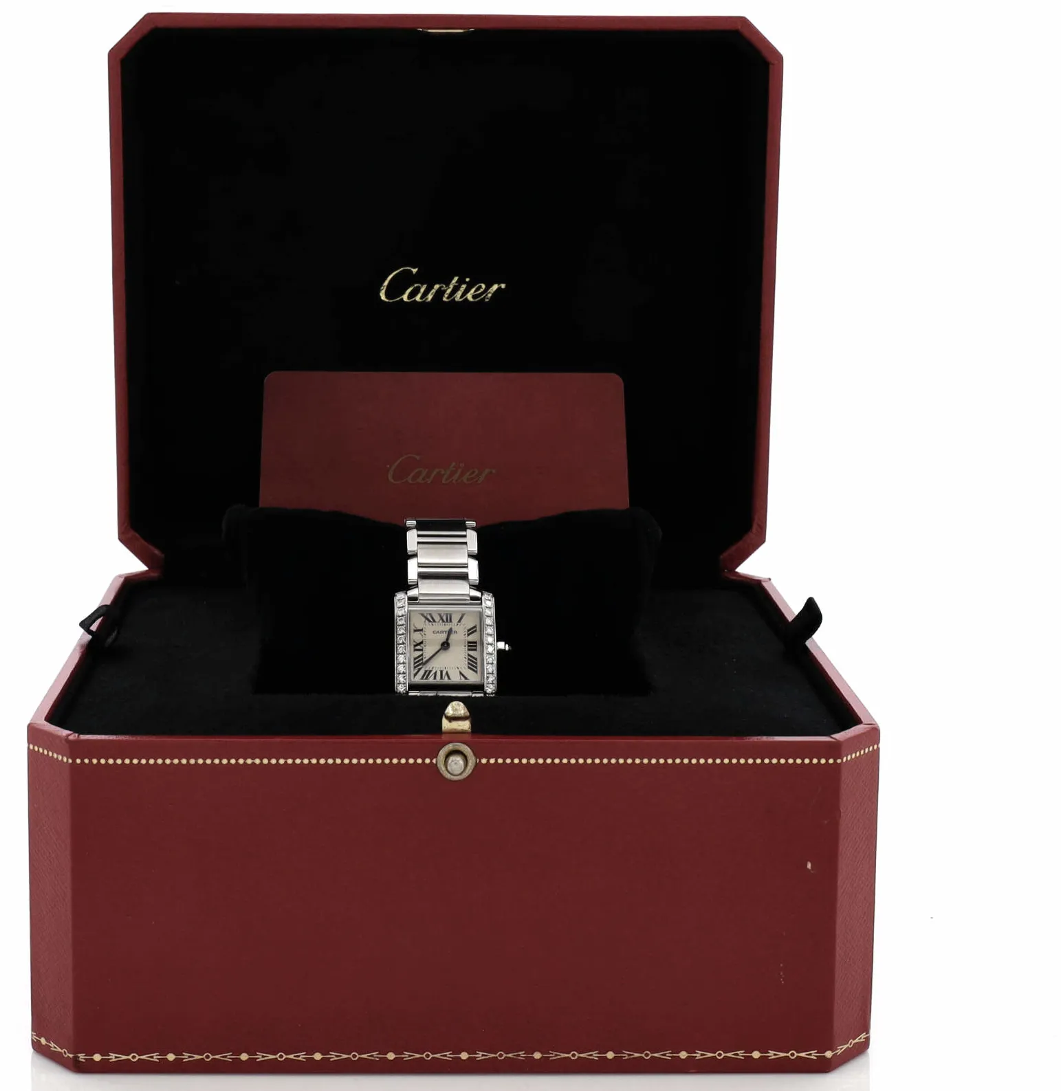 Cartier Tank Française W4TA0008 20mm Stainless steel Neutral 1