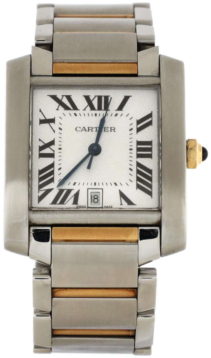 Cartier Tank Française W51005Q4 28mm Stainless steel Silver