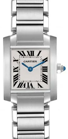 Cartier Tank Française W51008Q3 20mm Silver Silver 1