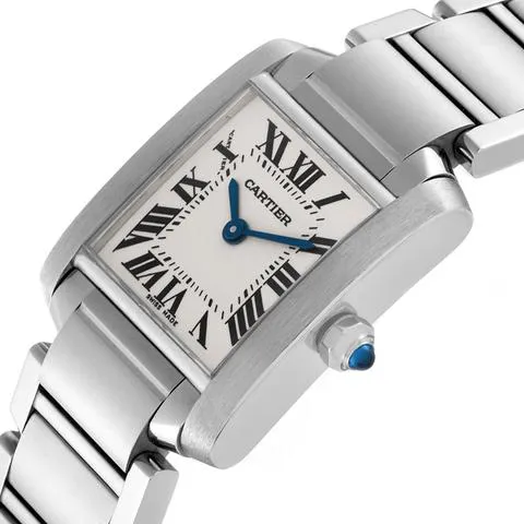 Cartier Tank Française W51008Q3 20mm Silver Silver 3