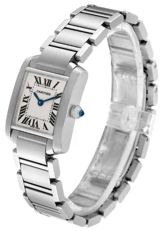 Cartier Tank Française W51008Q3 20mm Silver Silver 5