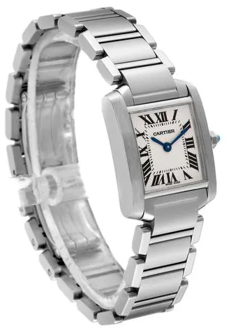 Cartier Tank Française W51008Q3 20mm Silver Silver 7