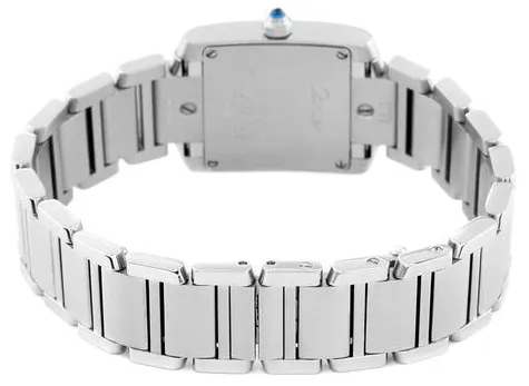 Cartier Tank Française W51008Q3 20mm Silver Silver 8