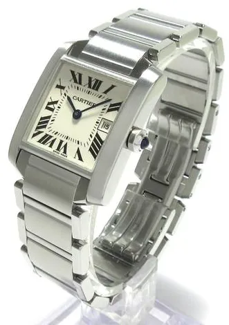 Cartier Tank Française W51011Q3 30mm Silver 1