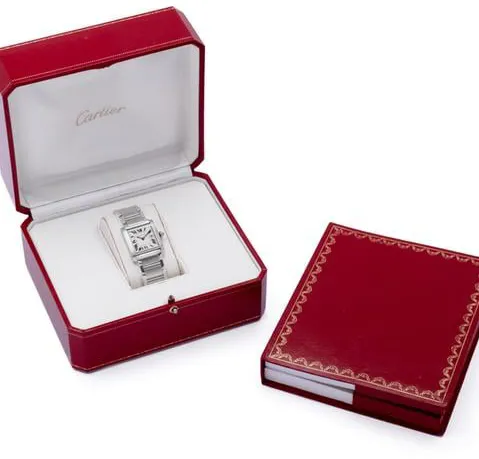 Cartier Tank Française W51011Q3 25mm Stainless steel White 1