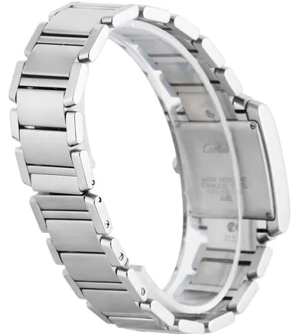 Cartier Tank Française W51011Q3 25mm Stainless steel White 3