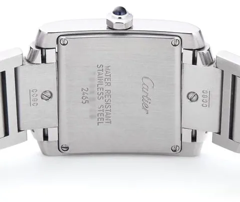 Cartier Tank Française W51011Q3 25mm Stainless steel White 4