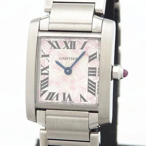 Cartier Tank Française W51031Q3 Silver Silver