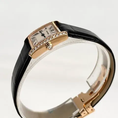 Cartier Tank Française WE104531 Rose gold Silver 4