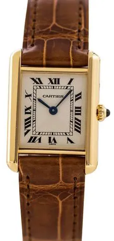 Cartier Tank Louis Cartier W1512756 20.5mm Yellow gold White