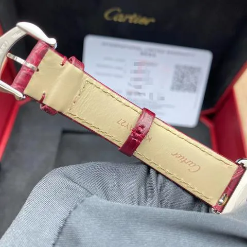 Cartier Tank Must W4TA0022 27mm Stainless steel Red 2