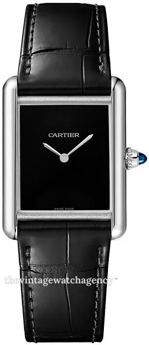 Cartier Tank Must WSTA0072 Stainless steel Black