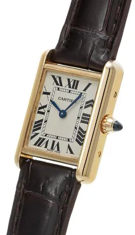 Cartier Tank W1529856 22mm Yellow gold Silver 1