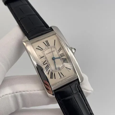 Cartier Tank W2603256 45.1mm White gold Silver